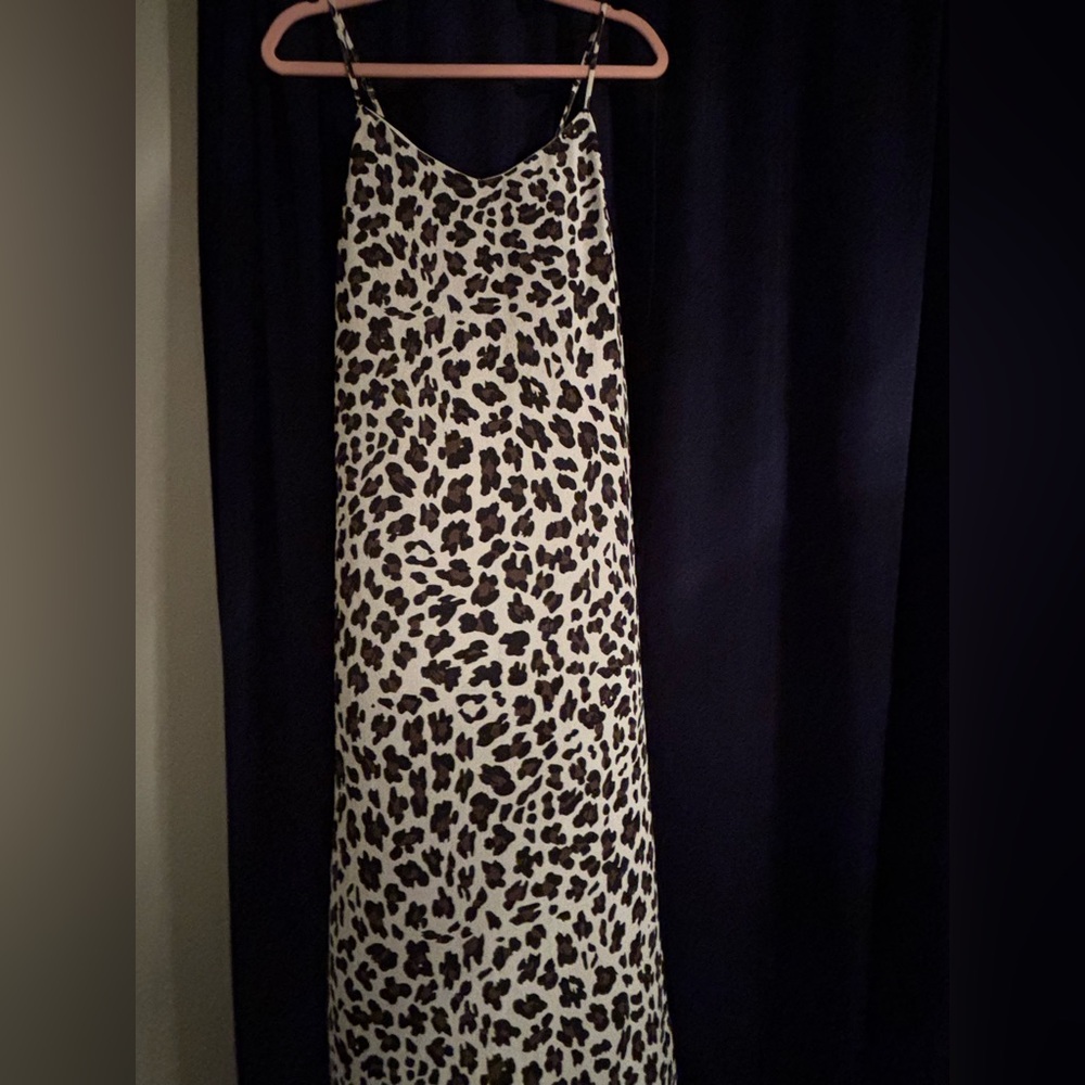 Cheetah Print Maxi Dress